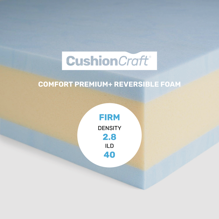 CushionCraft Comfort Premium+ Foam - Reversible