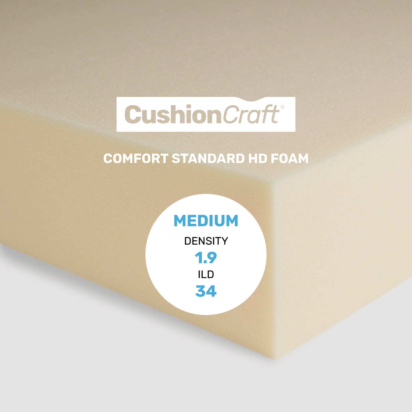 CushionCraft Comfort Standard HD Foam